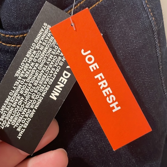Joe fresh classic slim jeans dark denim size 26 nwt 30 - Picture 6 of 8